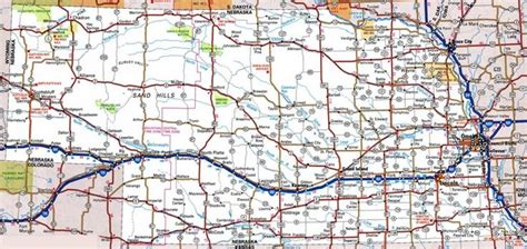 Nebraska road map | Poster pictures, Map, Picture photo