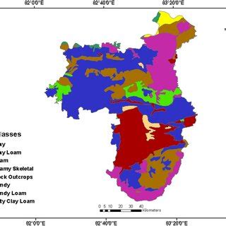 Soil types present in the region | Download Scientific Diagram