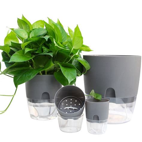 Self Watering Pot - Automatic Watering Planter (3PC Set) – NextGenGardening™