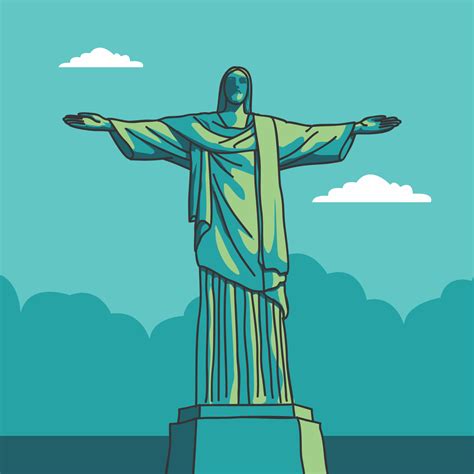 Christ The Redeemer Vector Art, Icons, and Graphics for Free Download