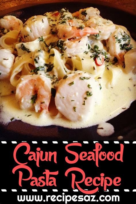 Cajun Seafood Pasta Recipe - Recipes A to Z