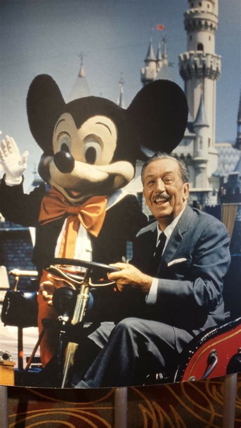 A LATE IN HIS YEARS MR WALT DISNEY WITH MICKEY MOUSE | Walt disney mickey mouse, Disney rides ...