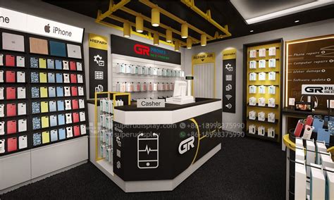 GR Phones Mobile Shop Interior Design