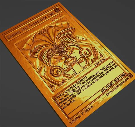 Exodia The Forbidden one -Yugioh 3D model 3D printable | CGTrader