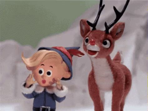 Rudolph The Red Nosed Reindeer Shocked GIF - Rudolph The Red Nosed ...