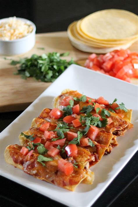 Quick and Healthy Chicken Enchiladas Recipe - Home Cooking Memories