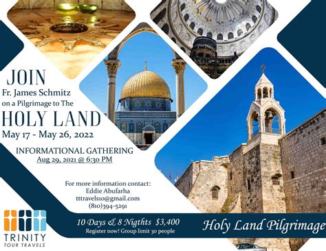 Informational Meeting About Holy Land Pilgrimage Trip! — St. Leo the Great
