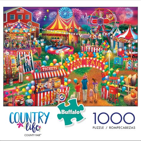 Buffalo Games Country Life County Fair 1000 Piece Jigsaw Puzzle - Walmart.com - Walmart.com