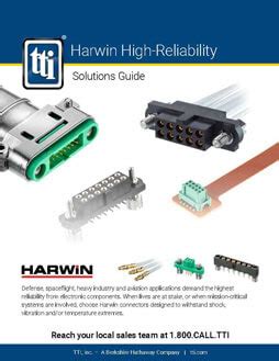 Harwin Datamate Connectors | TTI, Inc.