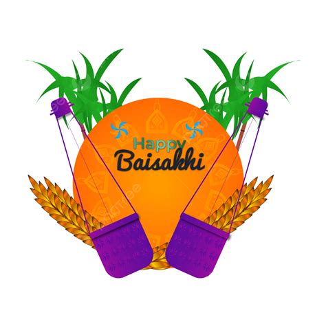 Happy Baisakhi Vector Hd PNG Images, Happy Baisakhi Vector Design, Baisakhi, Happy Baisakhi ...