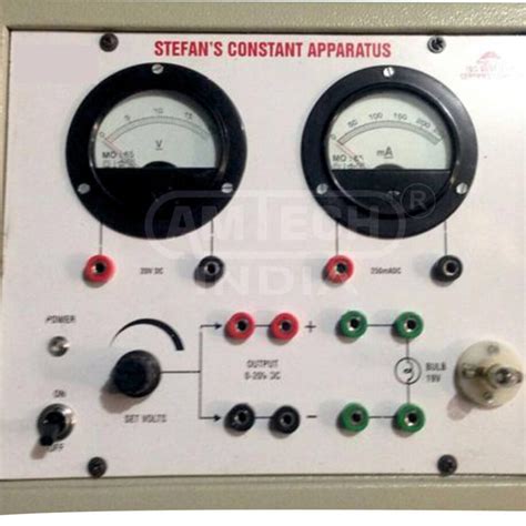 Stefans Constant Apparatus manufacturers, physics instruments ambala