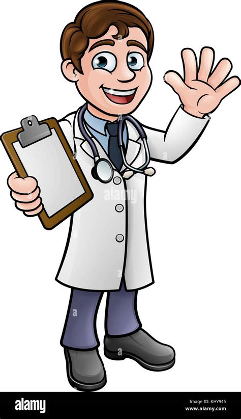 Doctor Cartoon Character Stock Vector Image & Art - Alamy