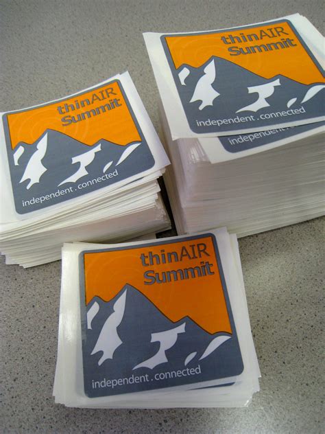 Thin_Air_Summit_sticker | StickerGiant Custom Stickers & Labels | Flickr