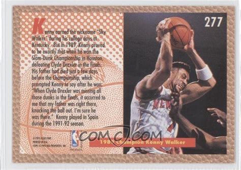 1992-93 Fleer - [Base] #277 - Slam Dunk - Kenny Walker