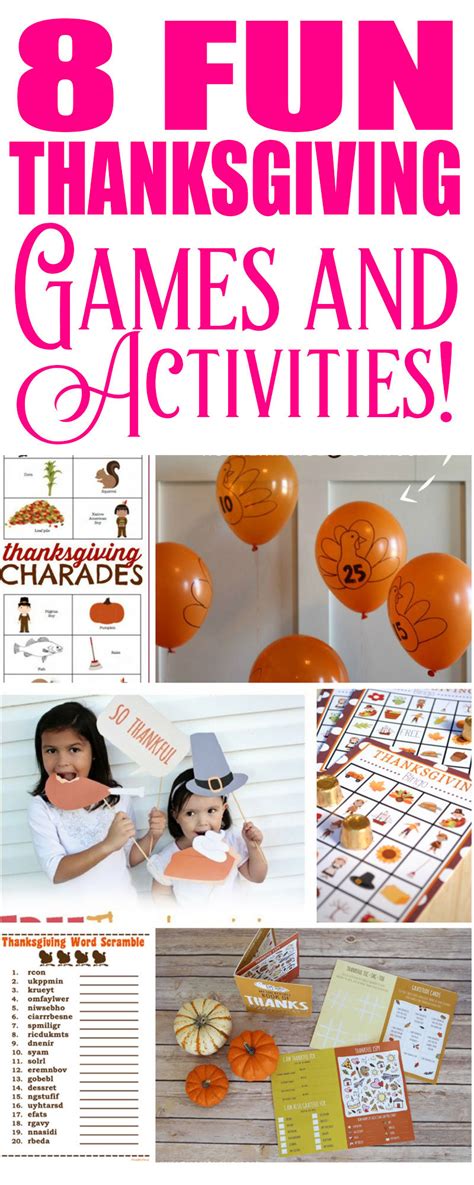 8 Fun Thanksgiving Family Games and Activities