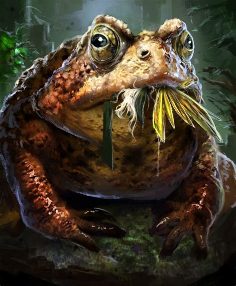 Giant Frog--Arcane Gladiator TCG, Manthos Lappas on ArtStation at https://www.artstation.com ...