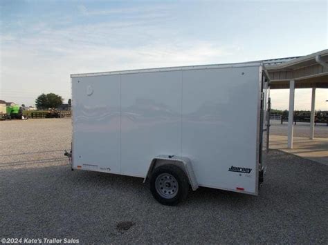 Cargo Trailer - 2020 Pace American 6X12' Enclosed Cargo Trailer Screwless Smooth Side | TrailersUSA