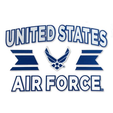 Air Force Logo Decal | Air force basic training, Air force, United states air force