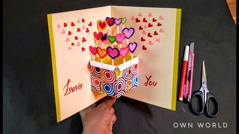 Beautiful Birthday Greeting Card Idea | DIY Birthday POP-UP card |DIY ...