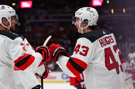 Watch: Luke Hughes First Goal Gives New Jersey Devils Record Setting ...