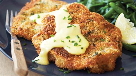 Crumbed Beef Schnitzel with Creamy Cheese Sauce Recipe | Beef + Lamb New Zealand