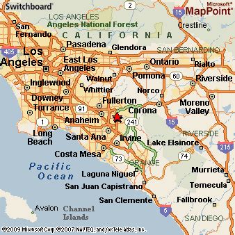 Villa Park, California Area Map & More