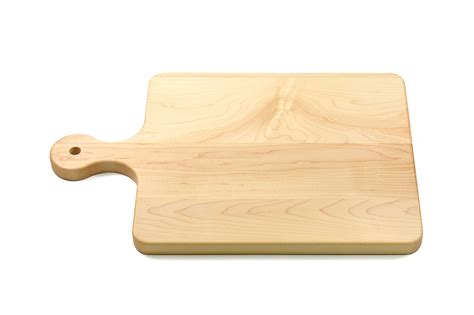 Cutting Board with Rounded Handle