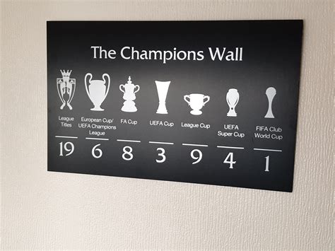 Liverpool FC Champions Wall Plaque - Alan Roberts Engravers