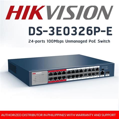 Hikvision 24 Port Gigabit POE Switch DS-3E0526P-E/M – Ugratara Infosys