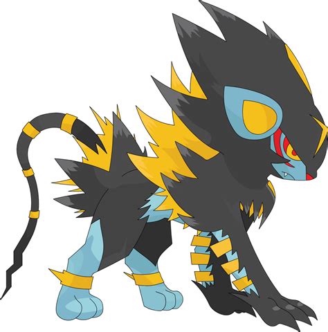 Mega Luxray Finished by Clcreations1 on DeviantArt