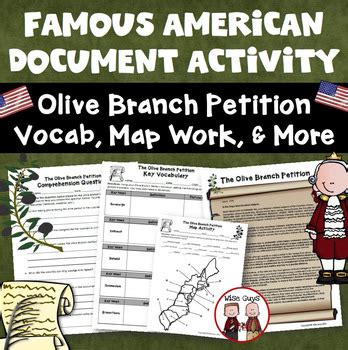 Olive Branch Petition by Wise Guys | Teachers Pay Teachers