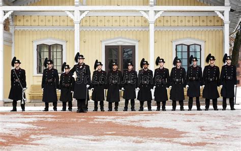 Norwegian Royal Guards in Oslo, Norway Editorial Image - Image of black ...