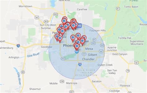 Draw a Radius on a Map - Radius Tool - Maptive