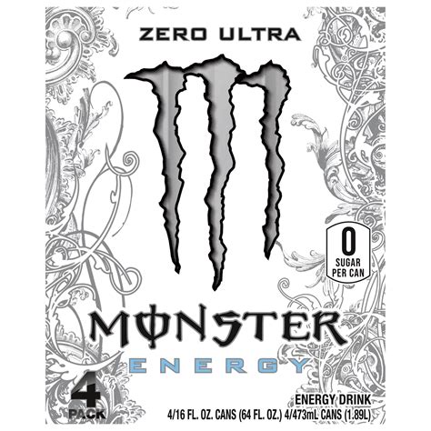 Monster Zero Ultra Energy Drink 16 oz Cans - Shop Sports & Energy Drinks at H-E-B