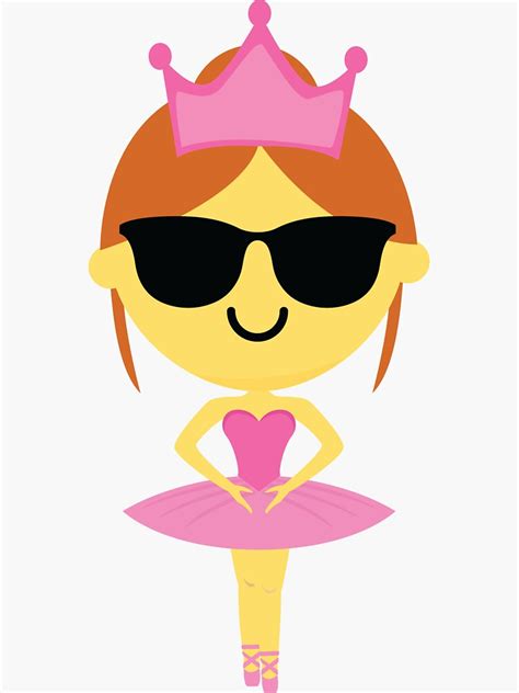 "Ballet Emoji " Sticker for Sale by HippoEmo | Redbubble