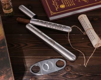 Engraved Cigar Cutter Guillotine Cigar Cutter Customized - Etsy