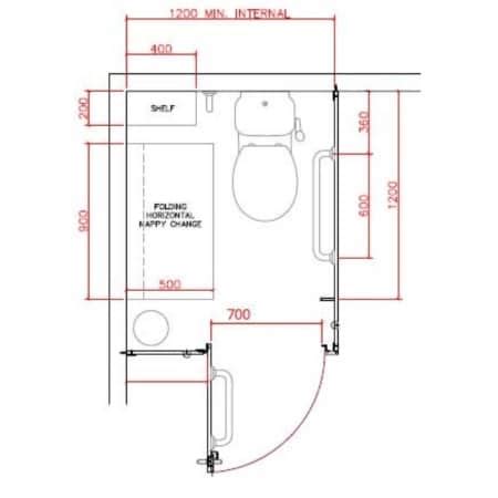 A guide to toilet cubicle standard sizing & dimensions