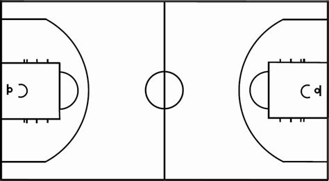 Printable Basketball Court Sheets