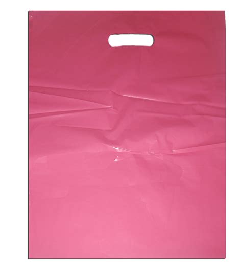 Small 100 QTY Packstash 9 x 12-Inch PINK Retail Merchandise Plastic Shopping Bags