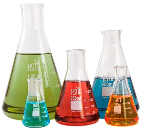 Erlenmeyer Flasks | Set of 5 | 50 ml to 1000 ml