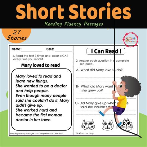 Reading Fluency Passages and Comprehension Questions 3 | Made By Teachers