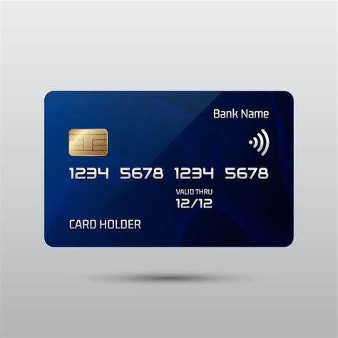 Premium Vector | Realistic credit card