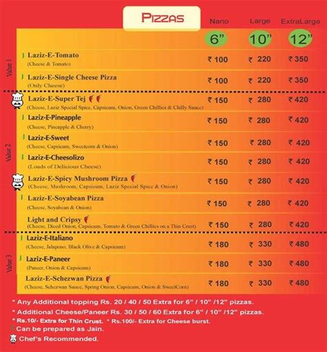 Laziz Pizza Menu, Menu for Laziz Pizza, Kurla, Mumbai - Zomato