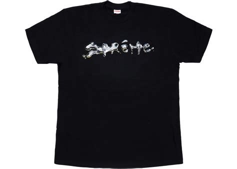 2018 Supreme Liquid Tee Black | Jwong Boutique