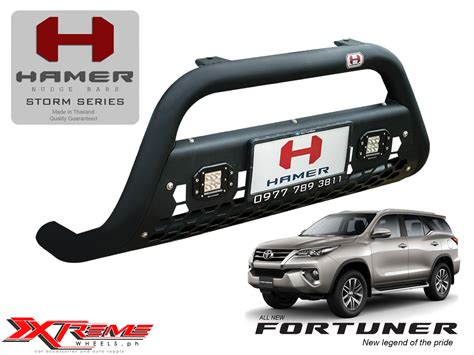 Toyota FORTUNER G V Q GRS 2016 - 2025 with LED HAMER NUDGE BAR / BULL ...