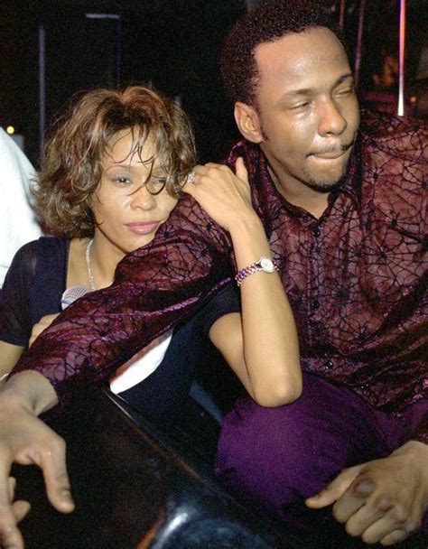 Whitney Houston's bad boy ex Bobby Brown blames her for the drugs and abuse in his controversial ...