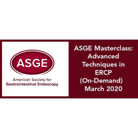 ASGE Masterclass: Advanced Techniques in ERCP (On-Demand) | March 2020 – MedCourse.net