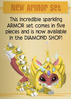 Diamond Encrusted Armor Set | Animal Jam Wiki | Fandom powered by Wikia