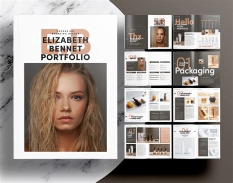 Free Graphic Design Portfolio Layout InDesign Template Indesign Portfolio, Free Portfolio ...