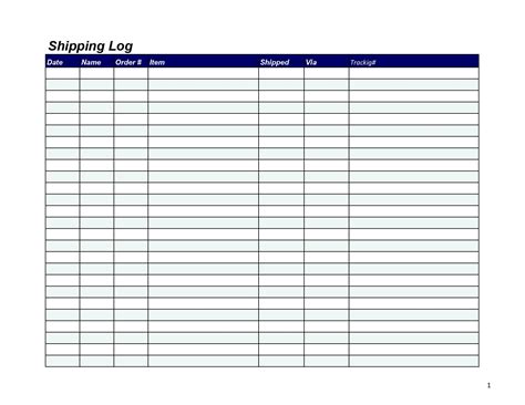 Order Tracker & Shipping Log template in Excel/ Printable / | Etsy